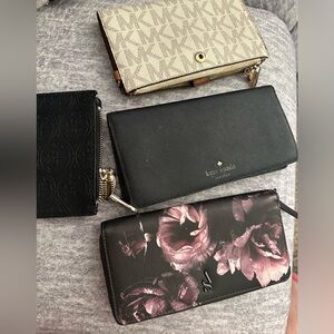 Michael Kors Kate Spade ♠️ VS GUESS 4 wallets